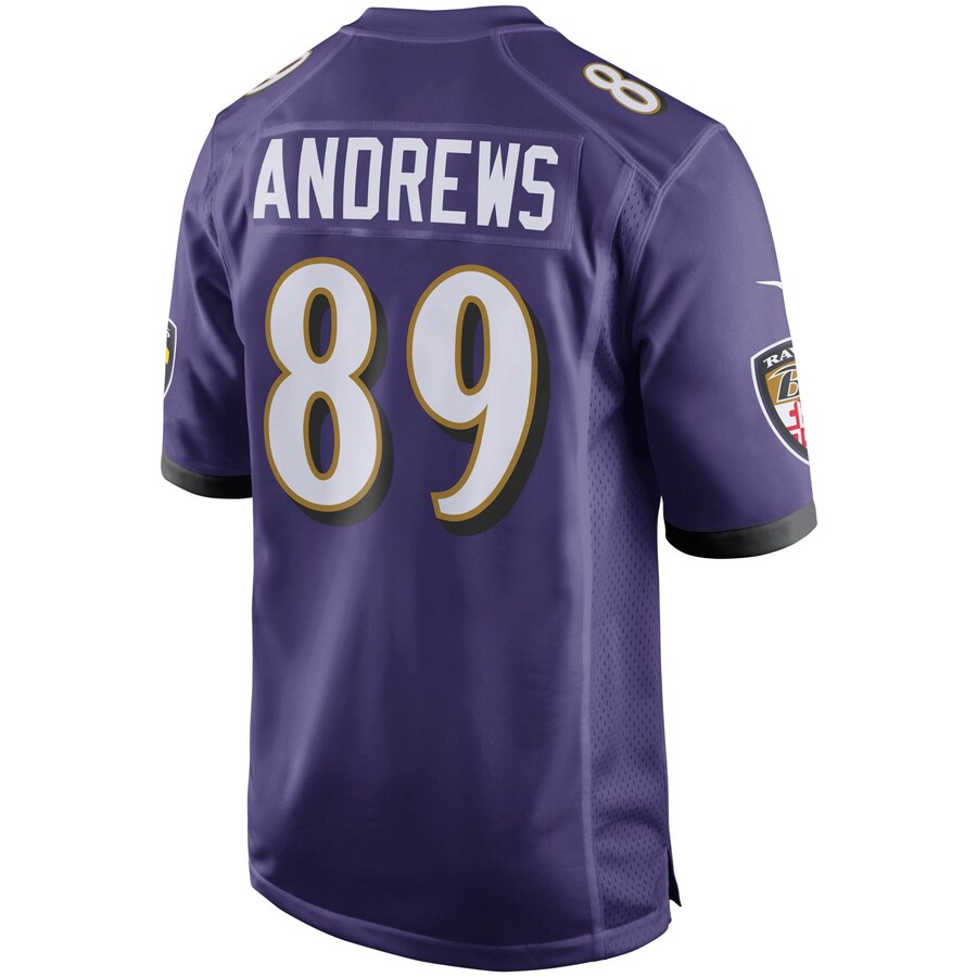 Baltimore Ravens Mark Andrews Game Purple Football Jersey product image