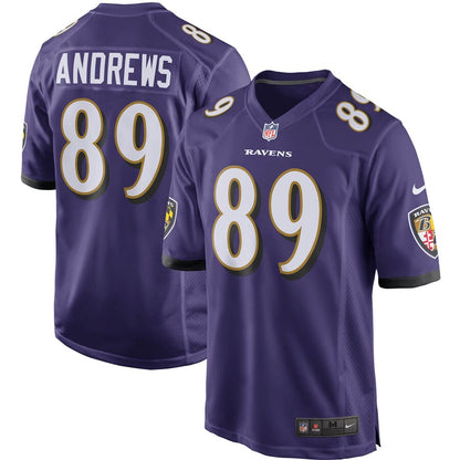 Baltimore Ravens Mark Andrews Game Purple Football Jersey product image