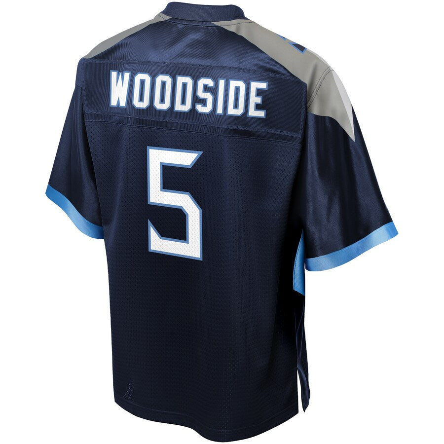 Tennessee Titans Logan Woodside Pro Line Big & Tall Navy Football Jersey product image