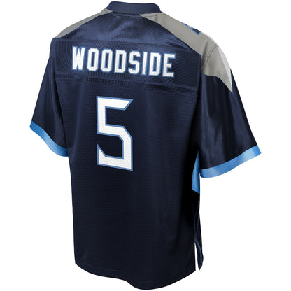 Tennessee Titans Logan Woodside Pro Line Big & Tall Navy Football Jersey product image