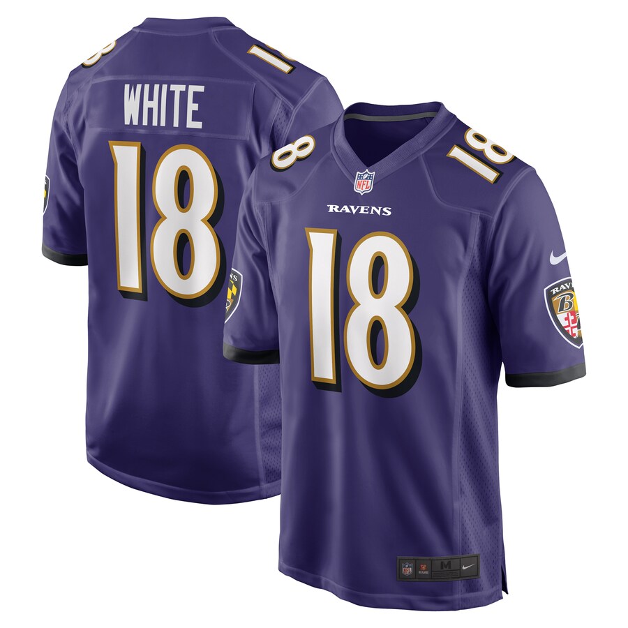 Baltimore Ravens James Proche Game Purple Football Jersey product image
