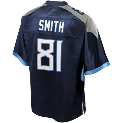 Tennessee Titans Jonnu Smith Pro Line Big & Tall Team Color Navy Football Jersey product image