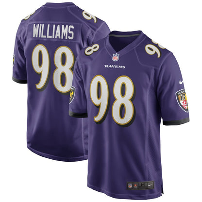Baltimore Ravens Brandon Williams Team Game Purple Football Jersey product image