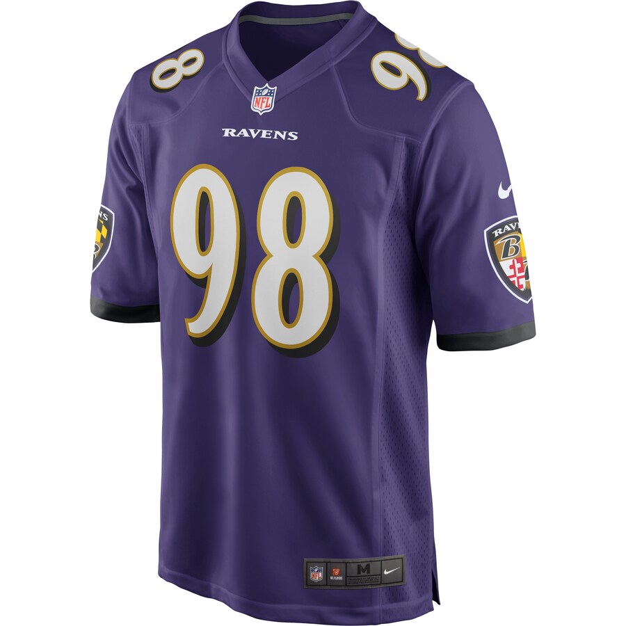 Baltimore Ravens Brandon Williams Team Game Purple Football Jersey product image