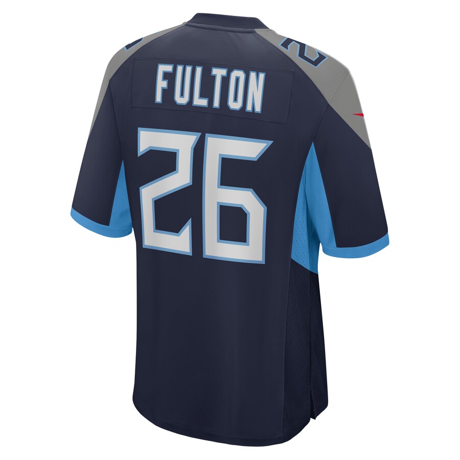 Tennessee Titans Kristian Fulton Game Navy Football Jersey product image