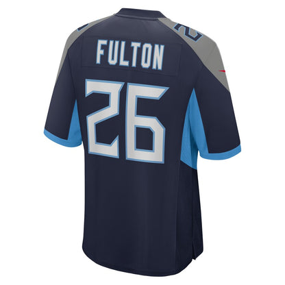 Tennessee Titans Kristian Fulton Game Navy Football Jersey product image