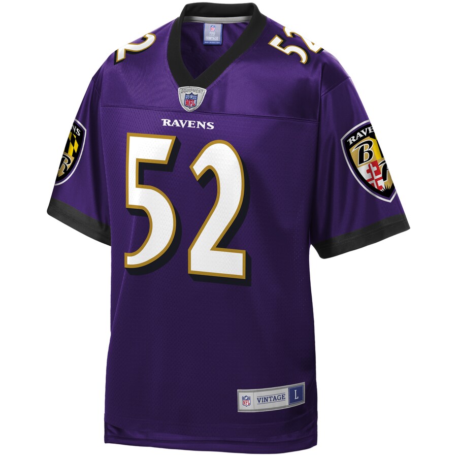 Baltimore Ravens Ray Lewis Pro Line Purple Football Jersey product image