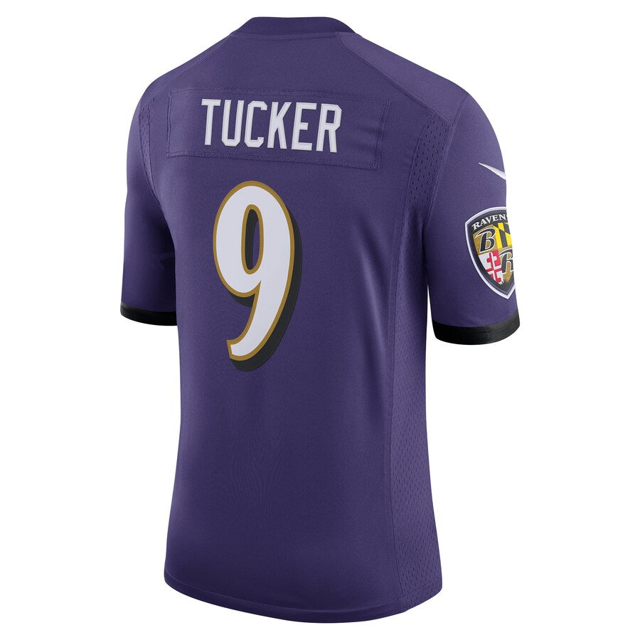 Baltimore Ravens Justin Tucker Limited Purple Football Jersey product image