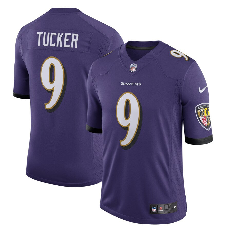 Baltimore Ravens Justin Tucker Limited Purple Football Jersey product image