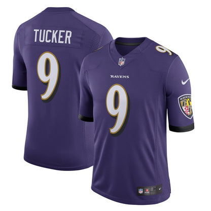 Baltimore Ravens Justin Tucker Limited Purple Football Jersey product image