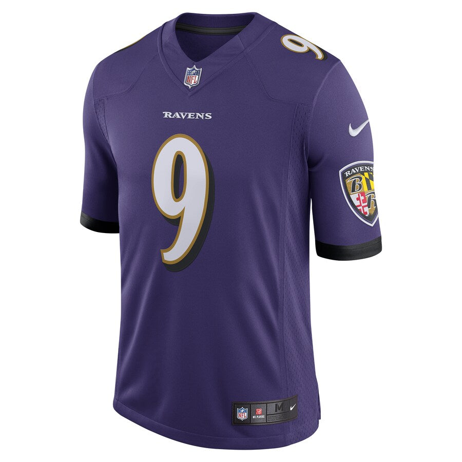 Baltimore Ravens Justin Tucker Limited Purple Football Jersey product image