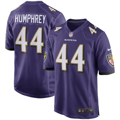 Baltimore Ravens Marlon Humphrey Game Purple Football Jersey product image