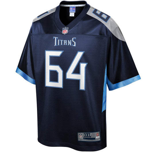 Tennessee Titans Nate Davis Pro Line Big & Tall Navy Football Jersey product image