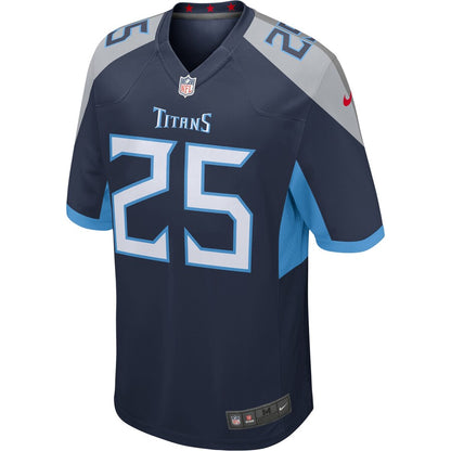 Tennessee Titans Adoree' Jackson Game Navy Football Jersey product image