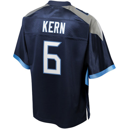 Tennessee Titans Brett Kern Pro Line Big & Tall Team Color Navy Football Jersey product image