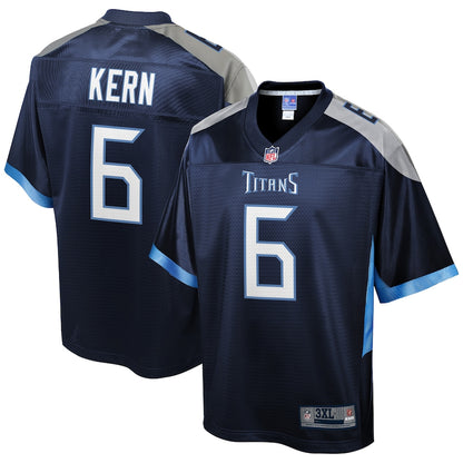 Tennessee Titans Brett Kern Pro Line Big & Tall Team Color Navy Football Jersey product image