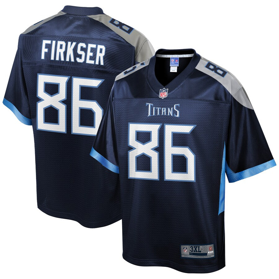 Tennessee Titans Anthony Firkser Pro Line Big & Tall Team Color Navy Football Jersey product image