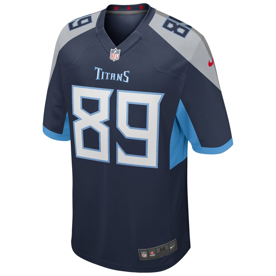 Tennessee Titans Frank Wycheck Game Navy Football Jersey product image