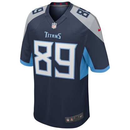 Tennessee Titans Frank Wycheck Game Navy Football Jersey product image