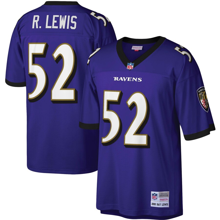 Baltimore Ravens Ray Lewis Legacy Purple Football Jersey product image