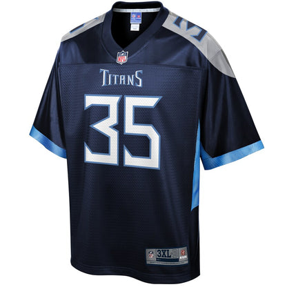 Tennessee Titans Tramaine Brock Pro Line Big & Tall Navy Football Jersey product image