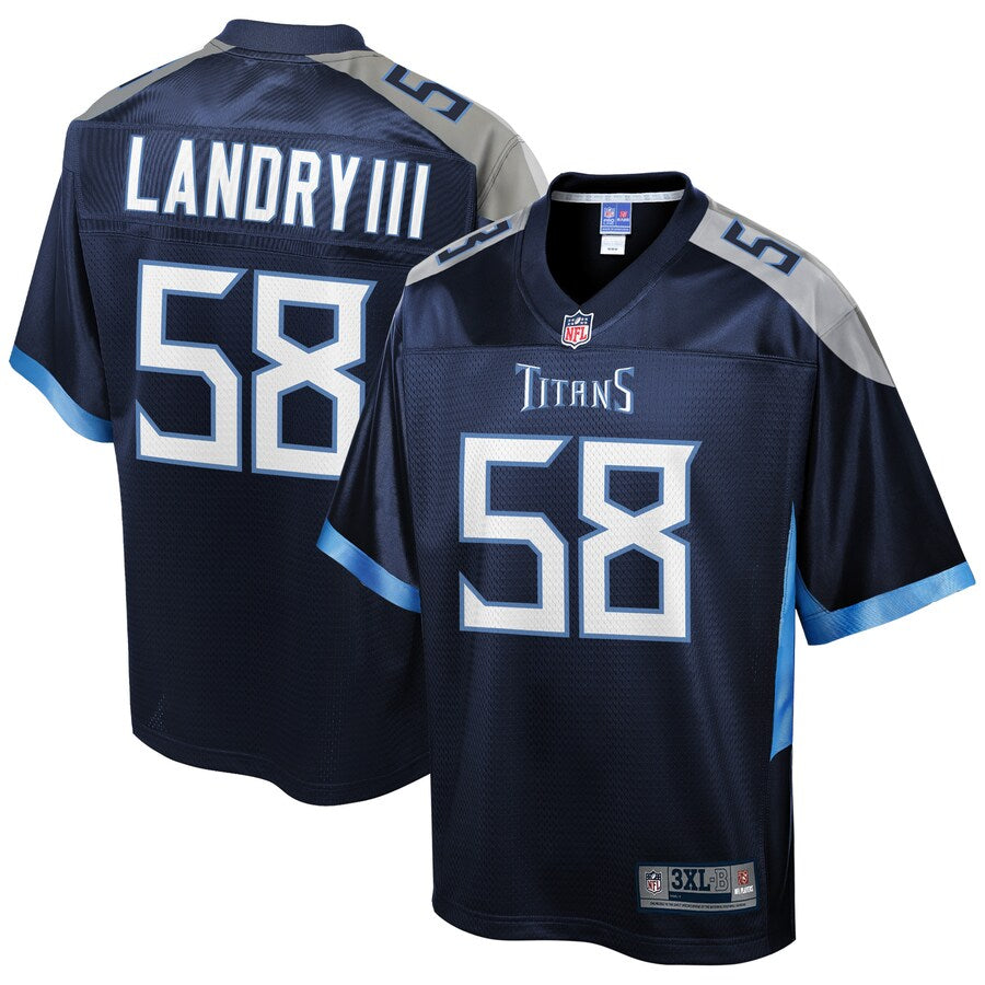 Tennessee Titans Harold Landry Pro Line Big & Tall Navy Football Jersey product image