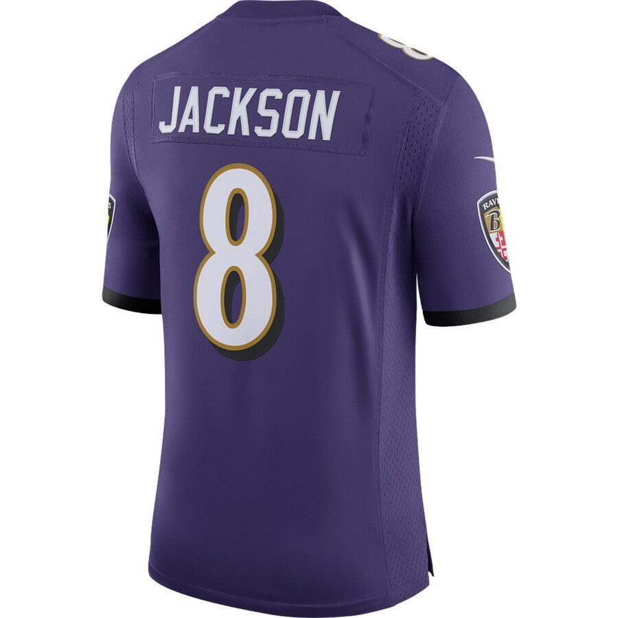 Baltimore Ravens Lamar Jackson Speed Limited Purple Football Jersey product image