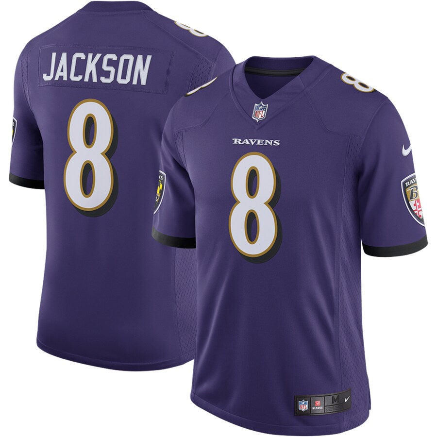 Baltimore Ravens Lamar Jackson Speed Limited Purple Football Jersey product image