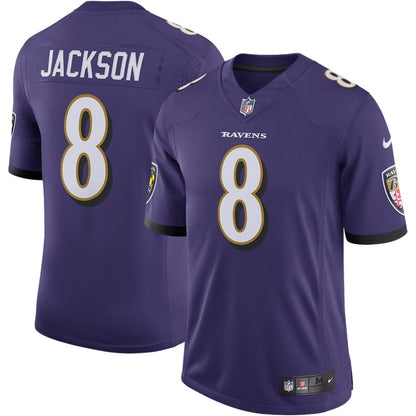 Baltimore Ravens Lamar Jackson Speed Limited Purple Football Jersey product image
