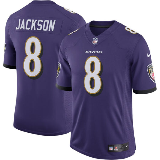 Baltimore Ravens Lamar Jackson Speed Limited Purple Football Jersey product image