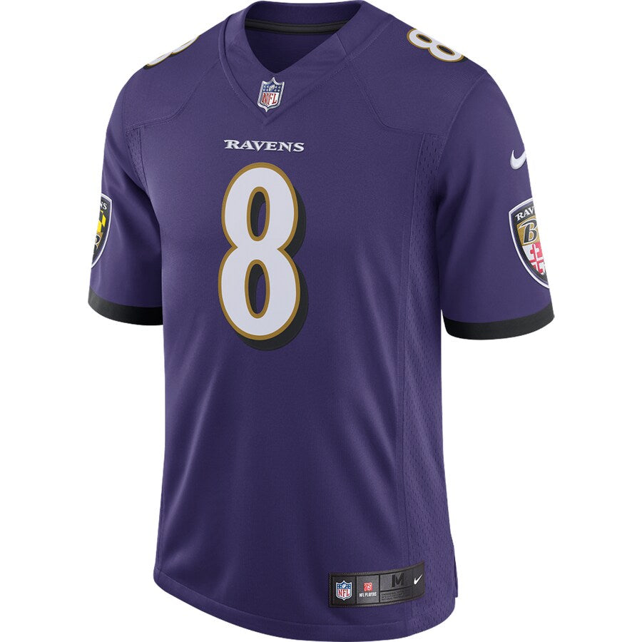 Baltimore Ravens Lamar Jackson Speed Limited Purple Football Jersey product image
