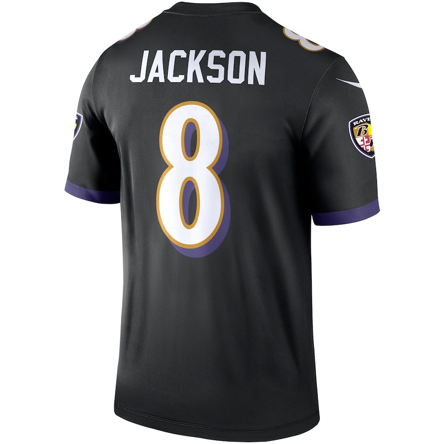 Baltimore Ravens Lamar Jackson Black Football Jersey product image