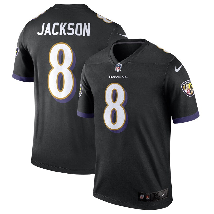 Baltimore Ravens Lamar Jackson Black Football Jersey product image
