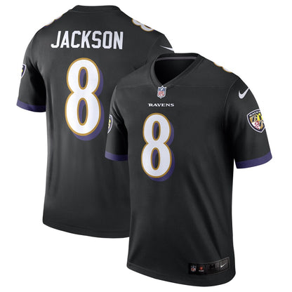 Baltimore Ravens Lamar Jackson Black Football Jersey product image