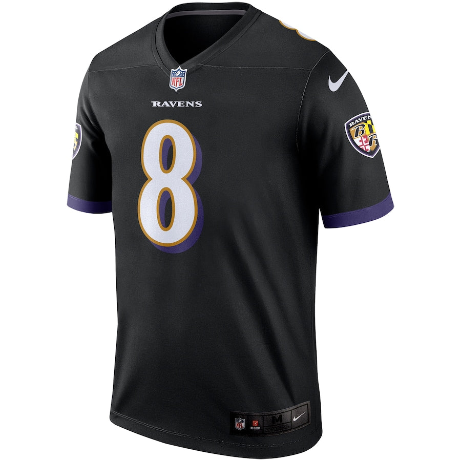 Baltimore Ravens Lamar Jackson Black Football Jersey product image