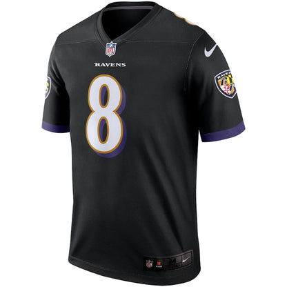 Baltimore Ravens Lamar Jackson Black Football Jersey product image