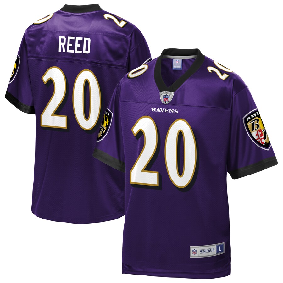 Baltimore Ravens Ed Reed Pro Line Purple Football Jersey product image