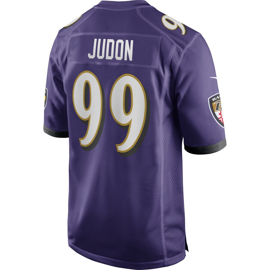 Baltimore Ravens Matthew Judon Game Purple Football Jersey product image