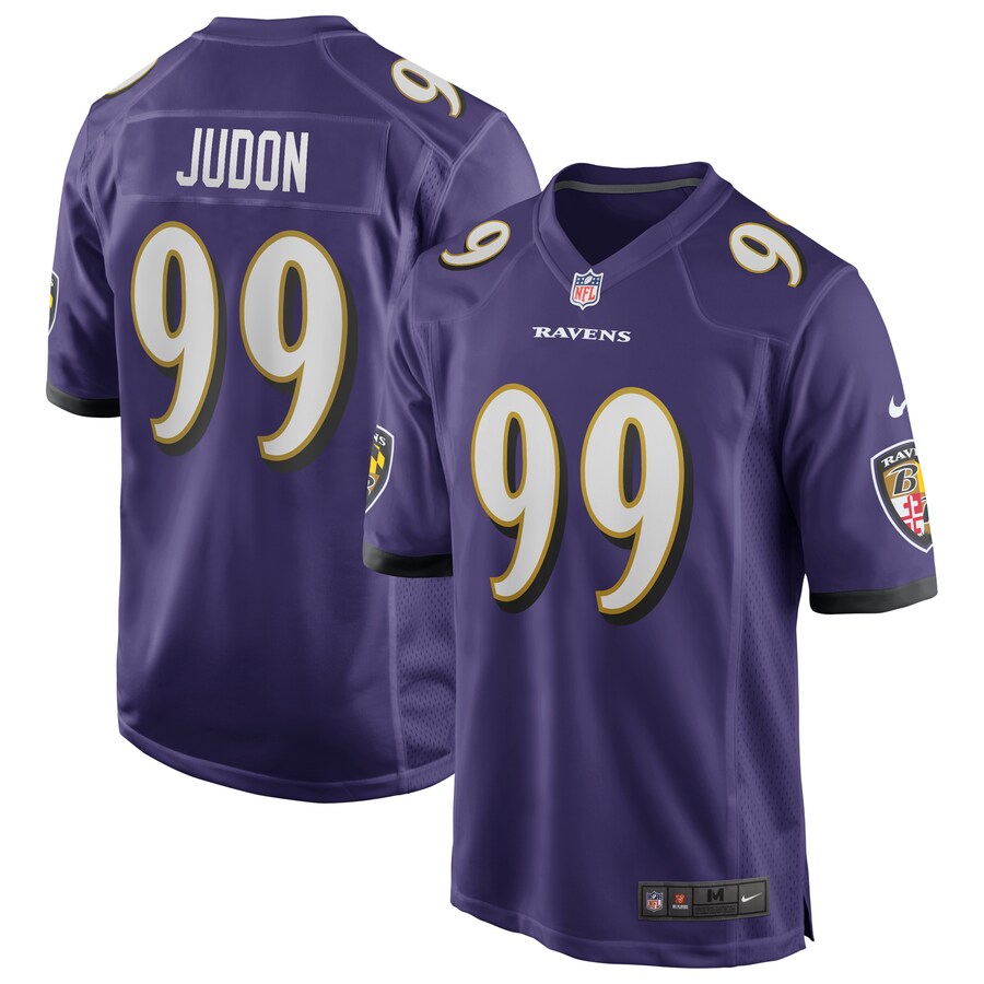 Baltimore Ravens Matthew Judon Game Purple Football Jersey product image