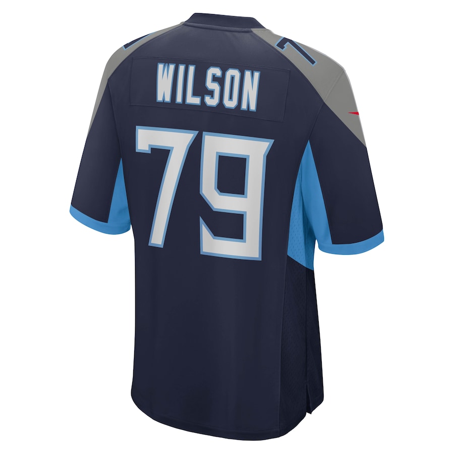 Tennessee Titans Isaiah Wilson Game Navy Football Jersey product image