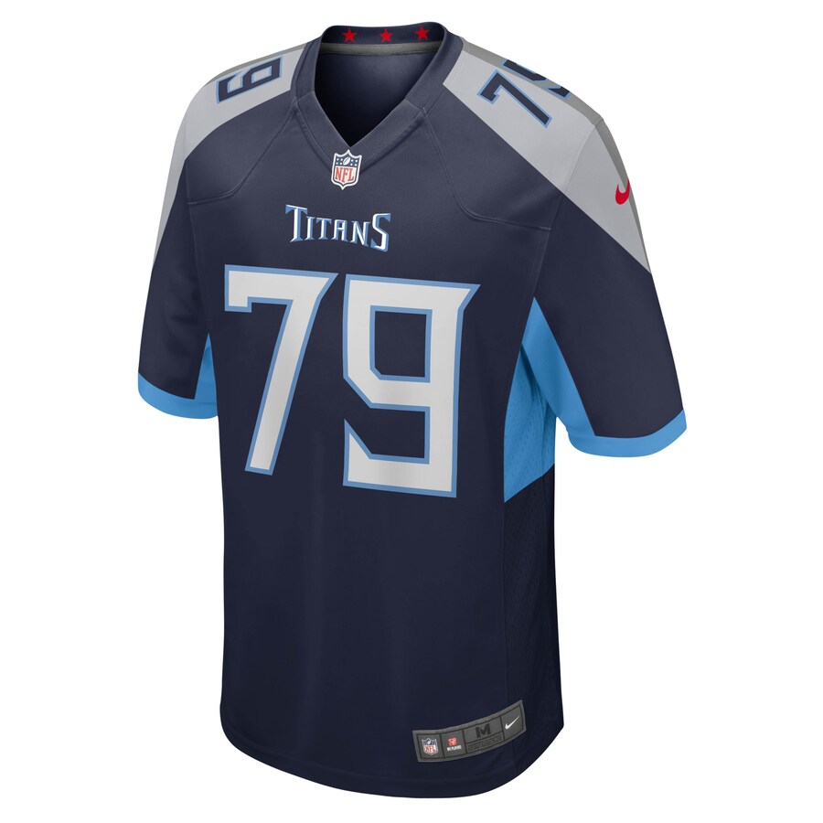 Tennessee Titans Isaiah Wilson Game Navy Football Jersey product image