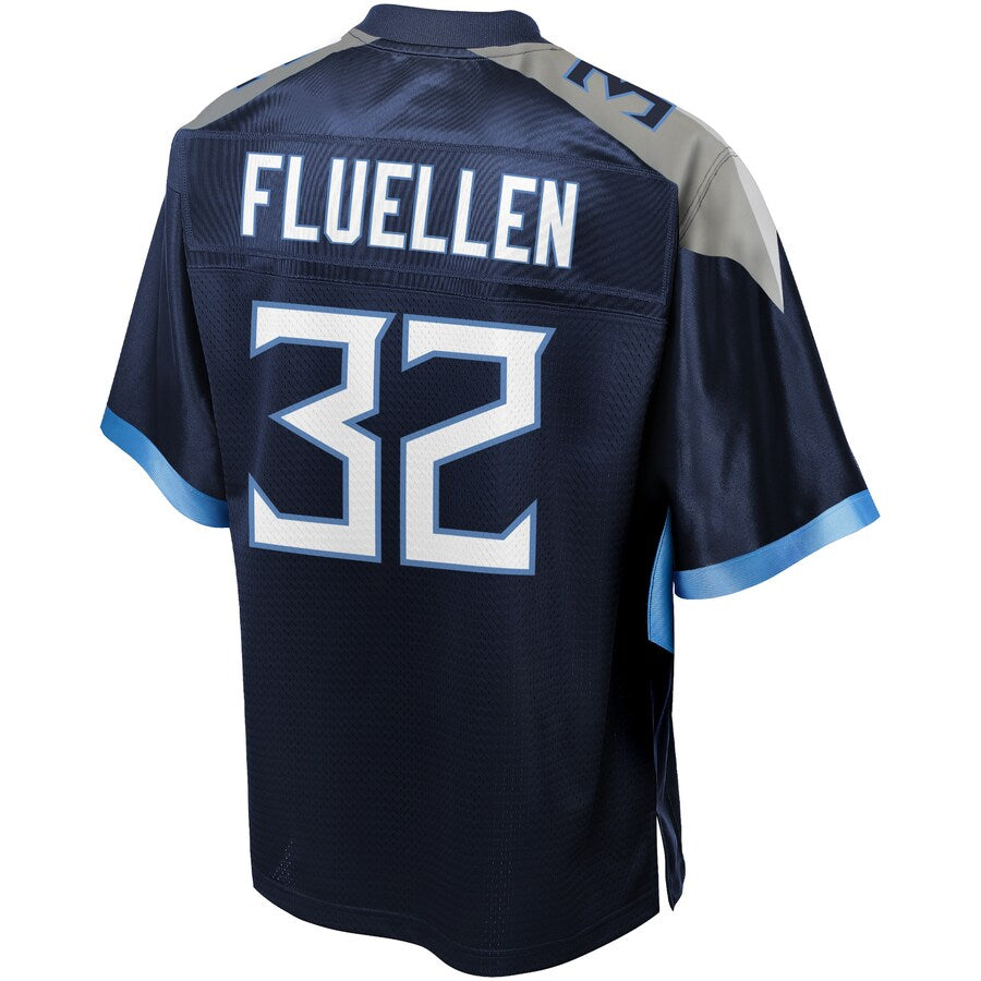 Tennessee Titans David Fluellen Pro Line Big & Tall Team Color Navy Football Jersey product image