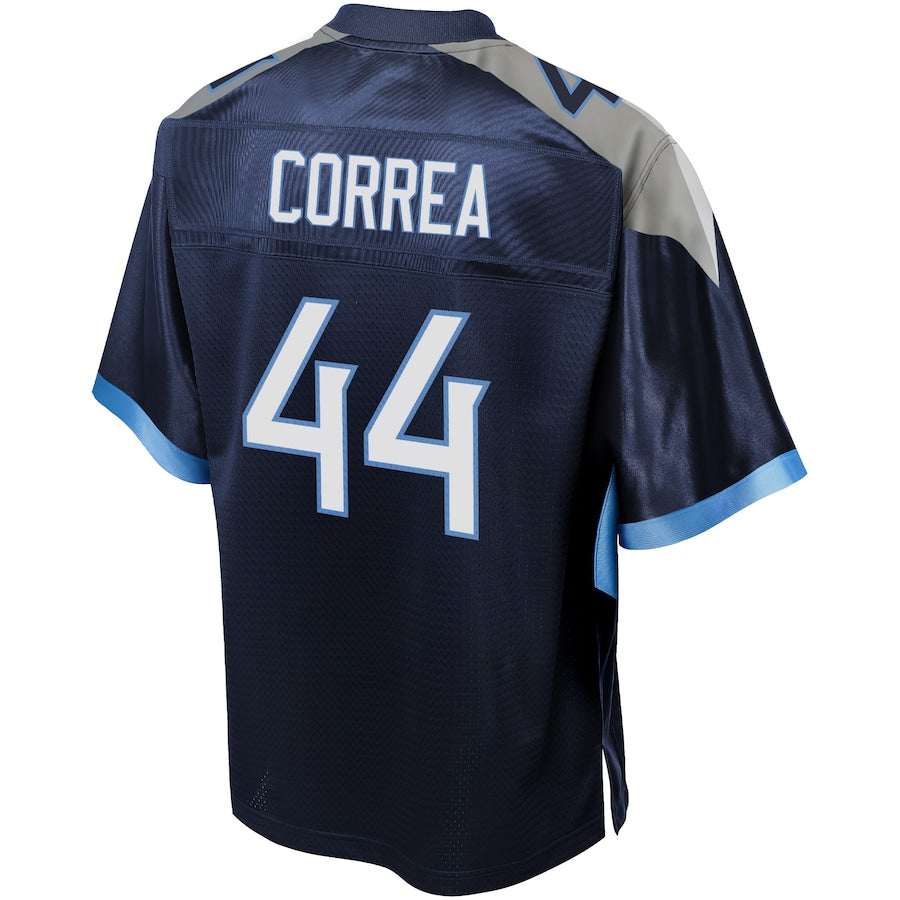 Tennessee Titans Kamalei Correa Pro Line Big & Tall Navy Football Jersey product image