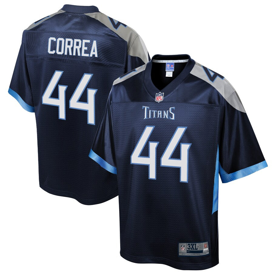 Tennessee Titans Kamalei Correa Pro Line Big & Tall Navy Football Jersey product image
