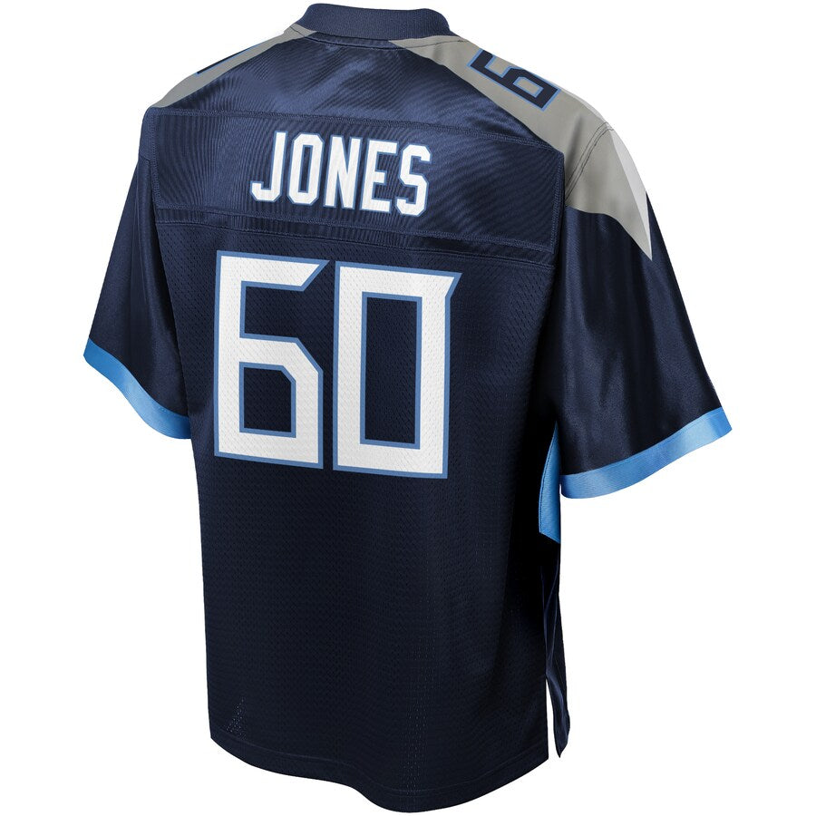 Tennessee Titans Ben Jones Pro Line Big & Tall Team Color Navy Football Jersey product image