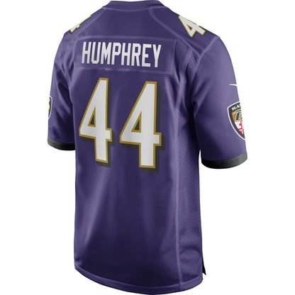 Baltimore Ravens Marlon Humphrey Game Purple Football Jersey product image