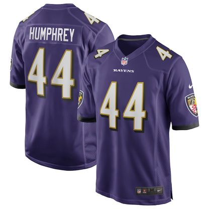 Baltimore Ravens Marlon Humphrey Game Purple Football Jersey product image