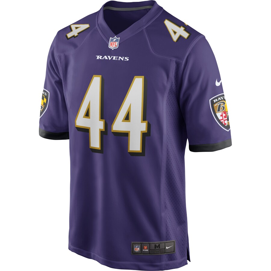 Baltimore Ravens Marlon Humphrey Game Purple Football Jersey product image