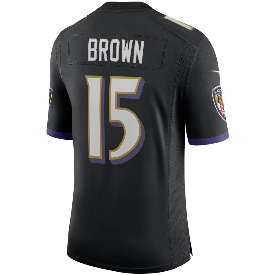 Baltimore Ravens Marquise Brown Limited Black Football Jersey product image