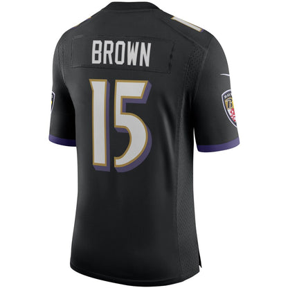 Baltimore Ravens Marquise Brown Limited Black Football Jersey product image